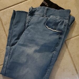 Laurie Felt Designer Wide Leg Denim